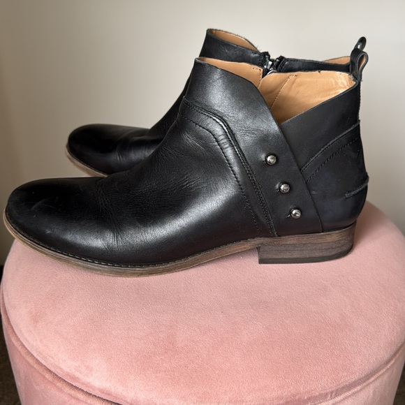Franco Sarto Kelton Ankle Boots in Black - Picture 4 of 8